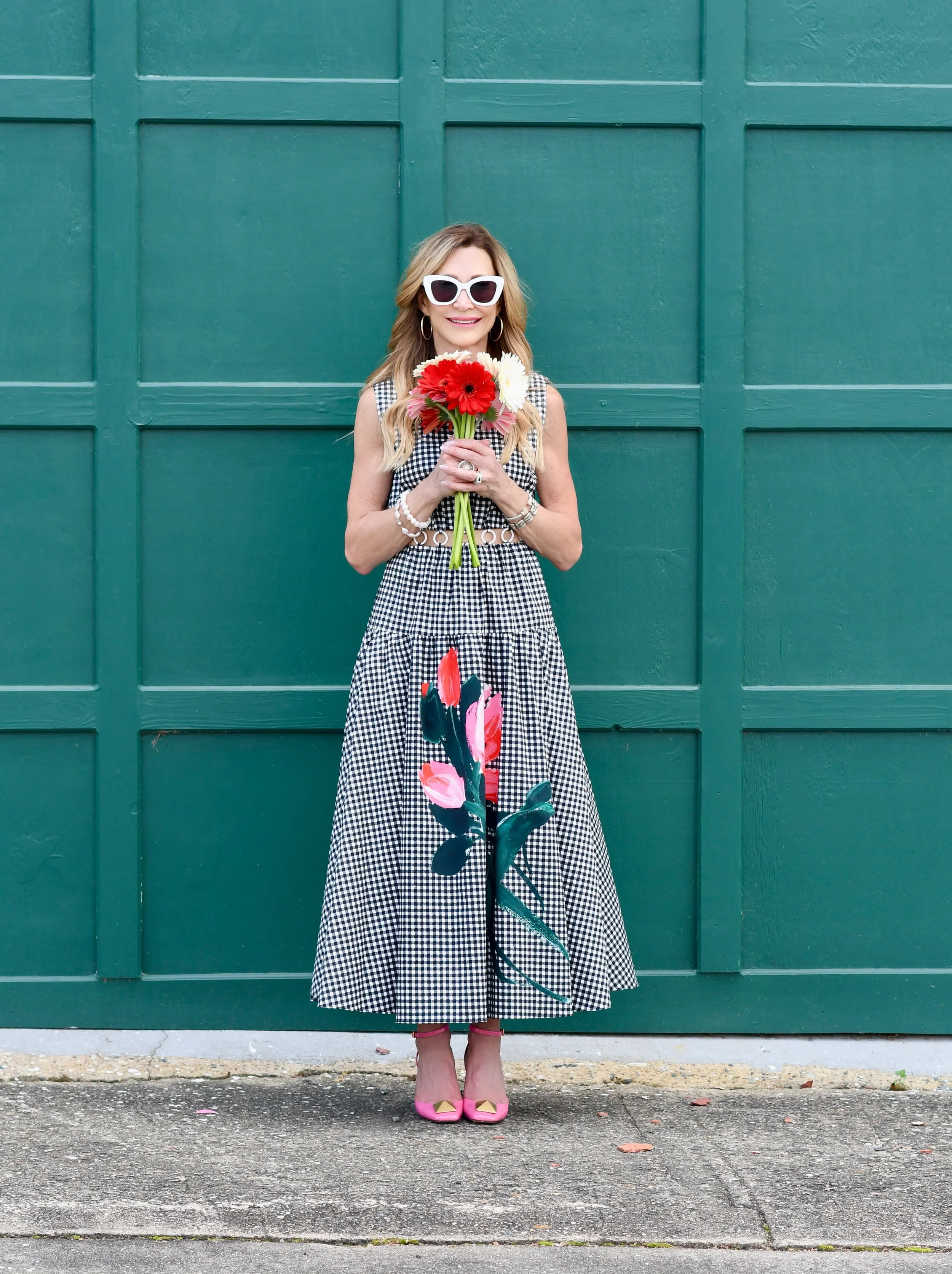 Lela rose green dress hot sale